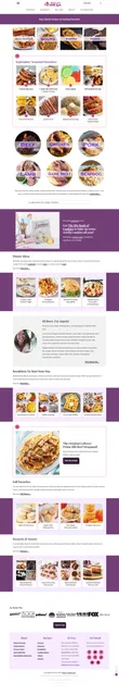 Full-page screenshot of the Bake It With Love website